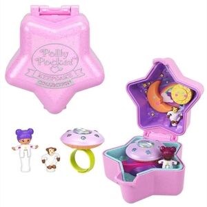 Polly Pocket Collector Stardream Ring and Case Doll playset Toy
